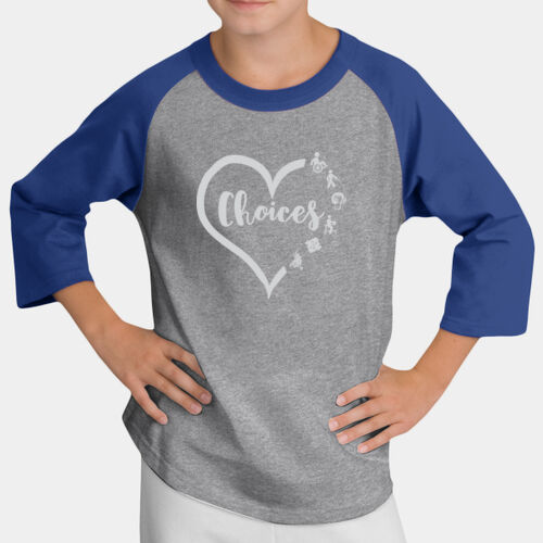 Youth Choices Baseball Tee Thumbnail