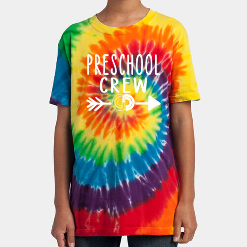 Youth Preschool Crew Tie-Dye Tee Thumbnail