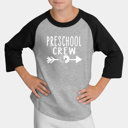 Youth Preschool Crew 3/4 Raglan Tee Thumbnail