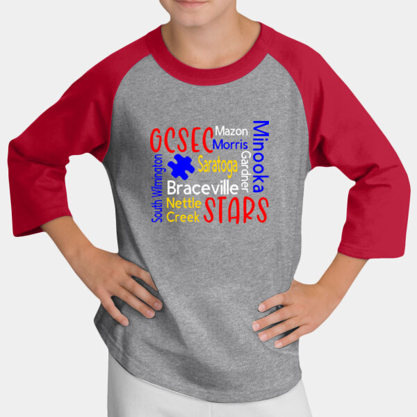 Youth Stars Baseball Tee Thumbnail
